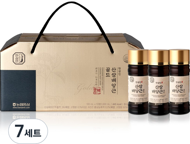 한삼인 산삼배양근 골드, 1L, 7개