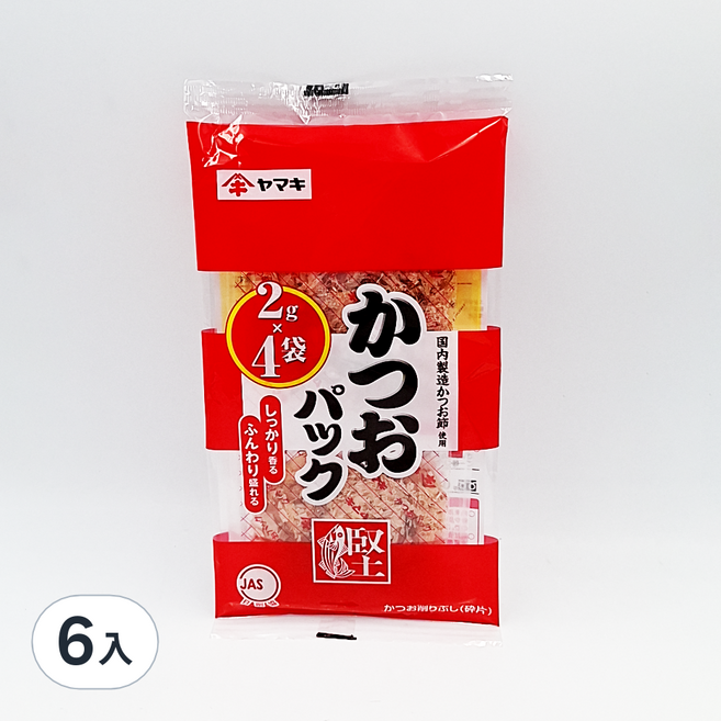 Yamaki 雅媽吉 柴魚細片, 8g, 6入