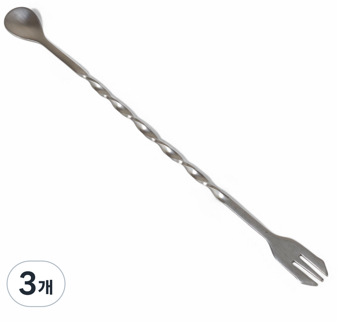 빈플랜트 양면 스텐 304 바스푼 대 32cm, 3개