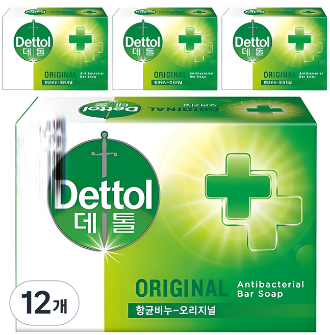 Dettol 滴露 日常護理香皂, 100g, 12個