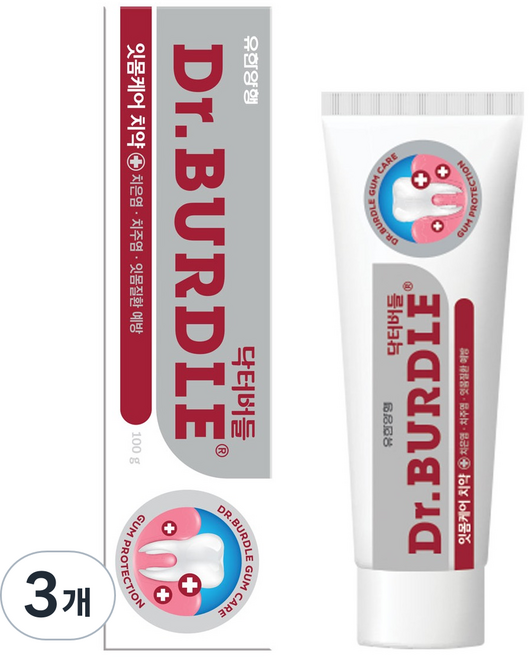 DRBURDLE 柳韓洋行 牙齦護理牙膏, 3個, 100g