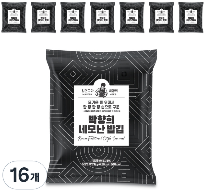 김연구가박향희 박향희 네모난 밥김, 8g, 16개