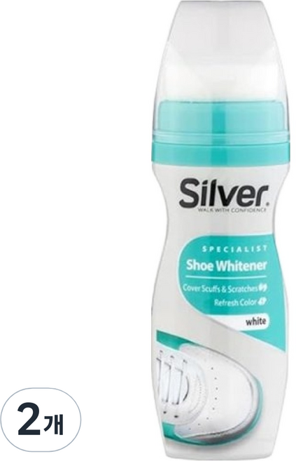 말표 흰 신발용 백화제, 2개, 화이트, 67ml