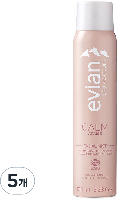 에비앙 페이셜 스프레이 캄, 100ml, 5개