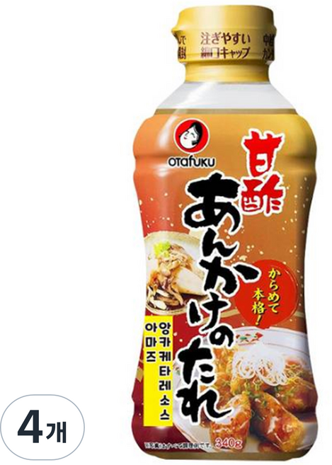 OTafUKU 御多福 糖醋醬汁, 340g, 4瓶