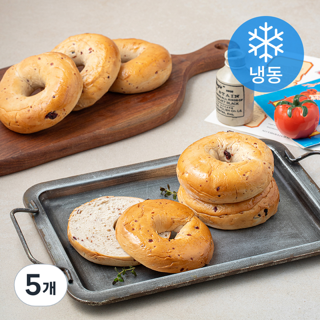 크랜베리 베이글 6개입 (냉동), 660g, 5개