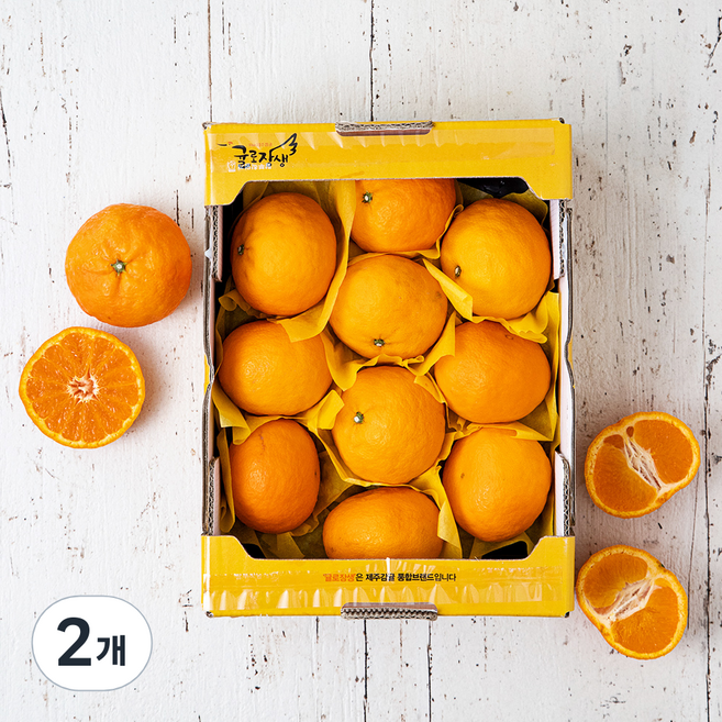 귤로장생 GAP 인증 당도선별 카라향, 1.8kg, 2개