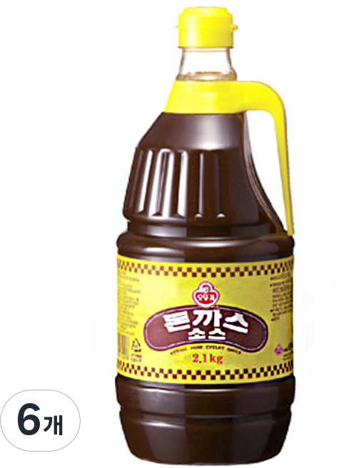 오뚜기 돈까스소스, 2.1kg, 6개