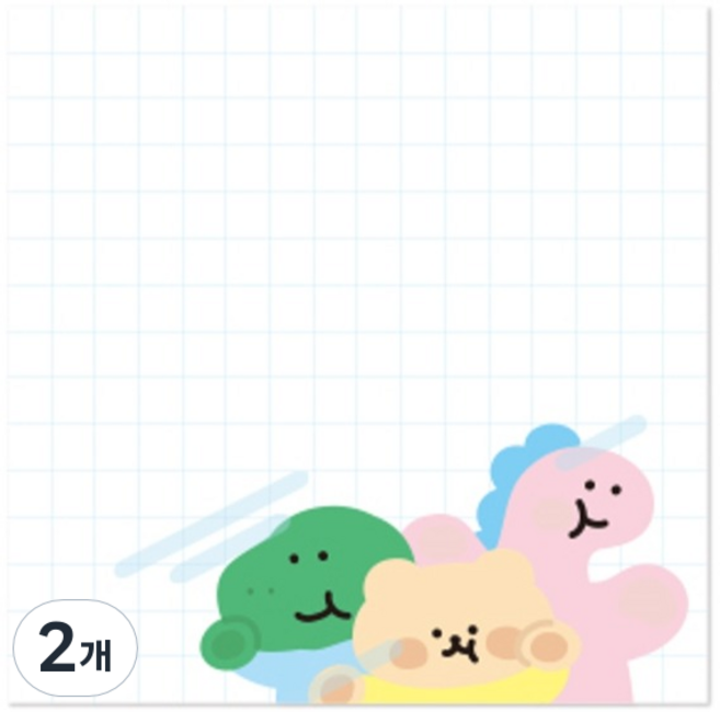 양지다이어리 와글와글 메모지, 윈도우, 80매, 2개