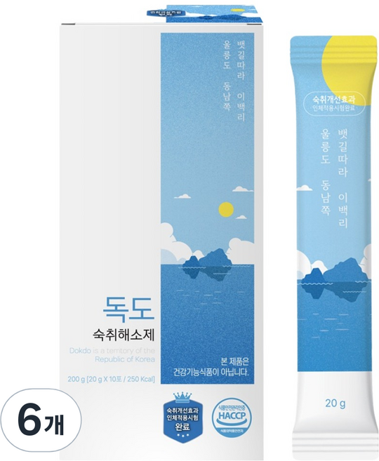 獨島酒後救星10入, 200g, 6個