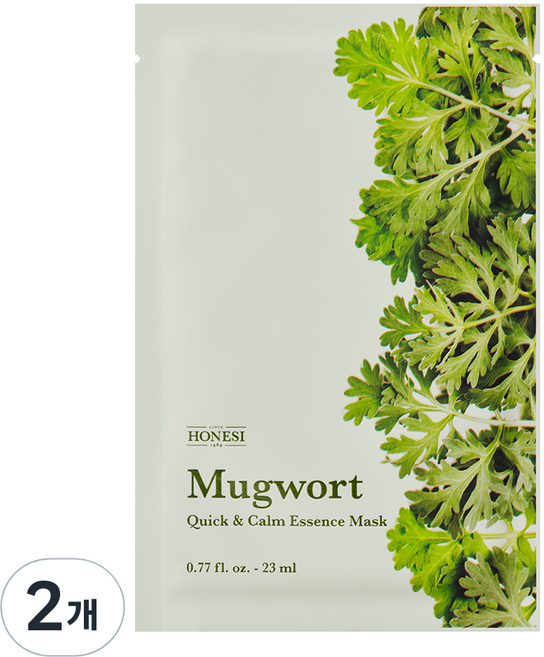 어니시 퀵 앤 캄 에센스 쑥 마스크팩 23ml, 1개입, 2개