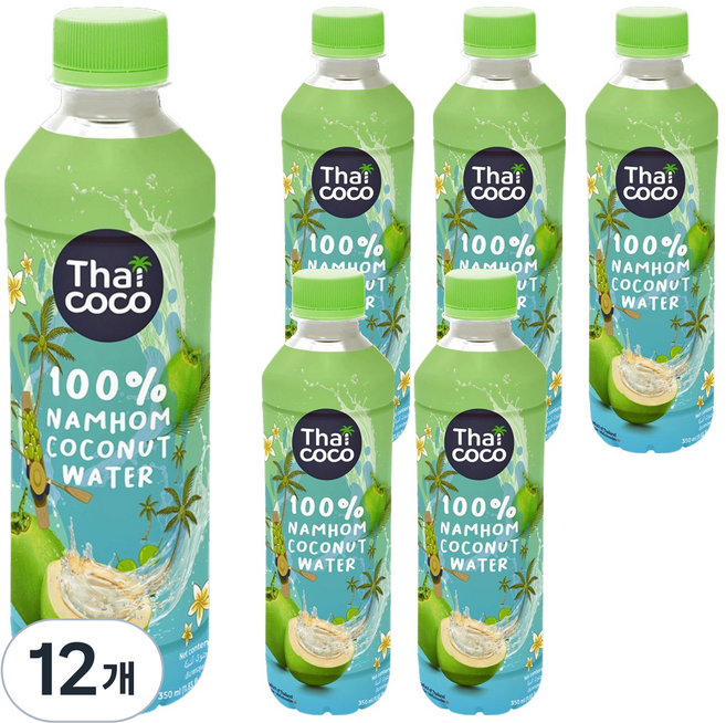 Thai coco Nam Home 椰子水, 12個, 350ml