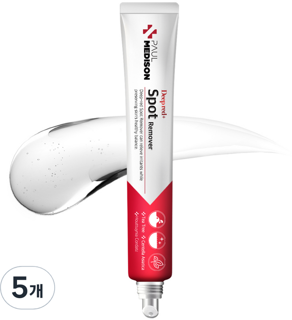 폴메디슨 딥레드 병풀 스팟 케어 젤, 25g, 5개