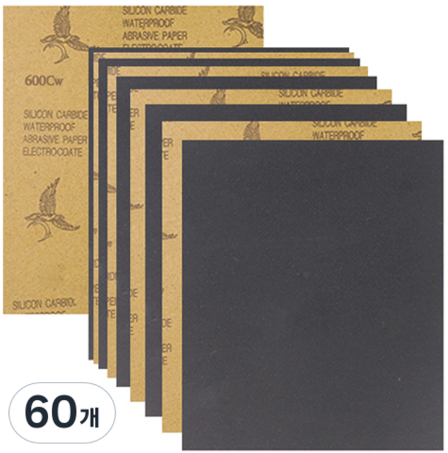 OON SKYHAWK 샌딩종이사포 600방, 60개