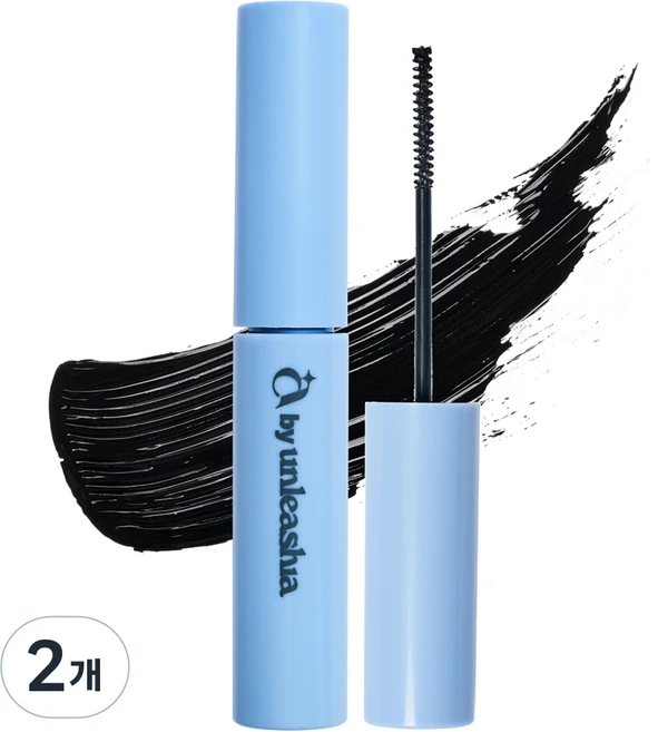 언리시아 에이 바이 리프트 락 픽싱 마스카라 3.7g, No 1 Clear Black, 2개 - 쿠팡