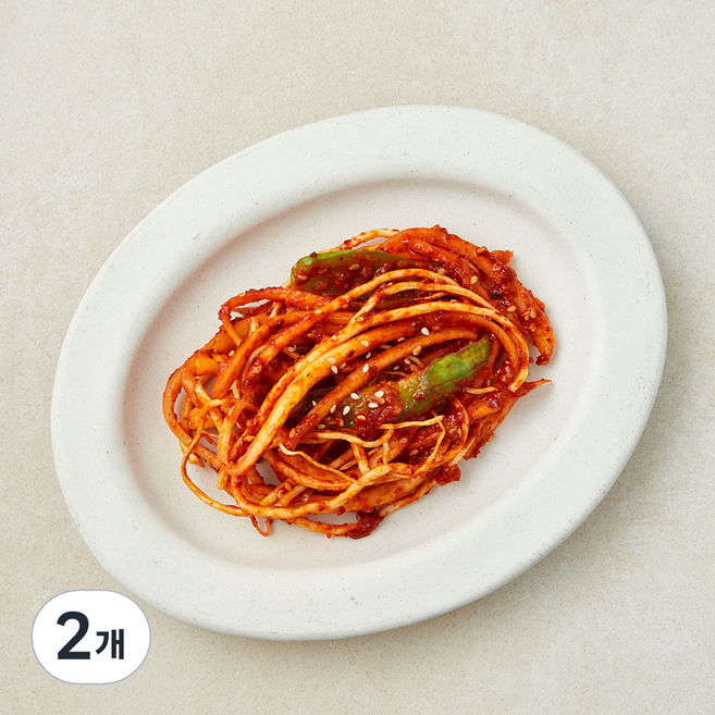 식탁위의사계 삼채 오이 도라지 무침, 120g, 2개