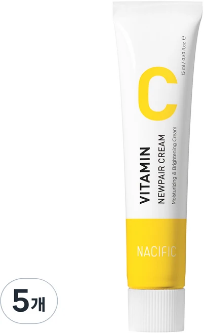 네시픽 비타민C 뉴페어 크림, 15ml, 5개 - 쿠팡