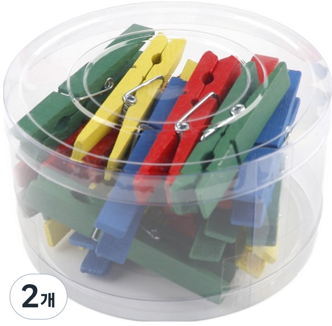 유니아트 5000 나무집게, 특대, 22개입, 2개