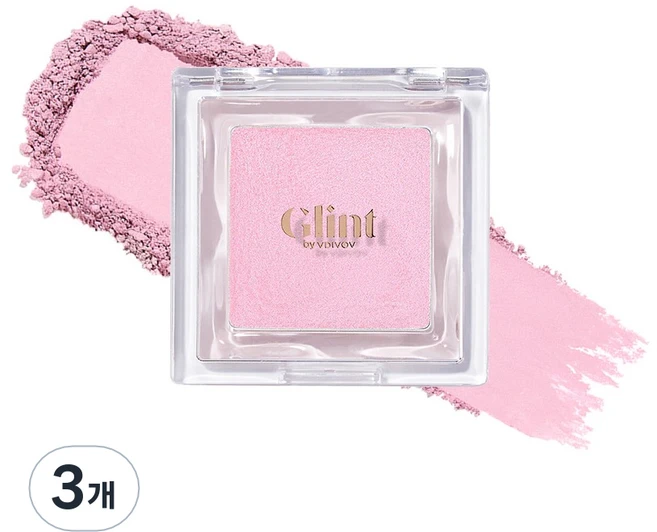 Glint 베이크드 블러쉬 블러셔 2.4g, 06 발레코어 핑크, 3개 - 쿠팡