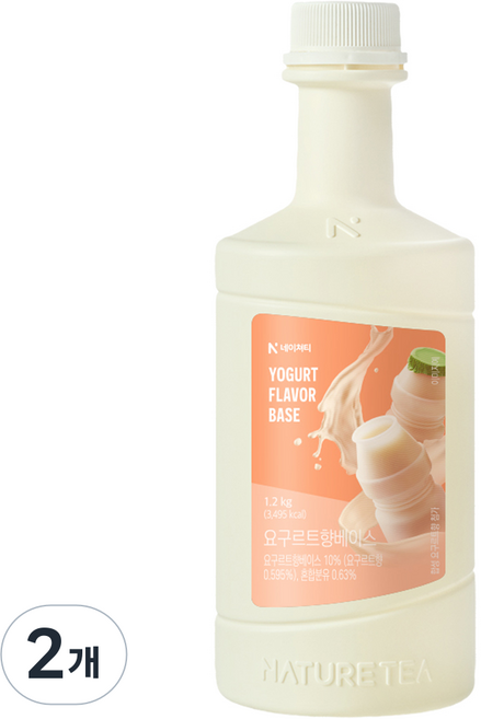 네이쳐티 요구르트 향 베이스, 1.2kg, 2개
