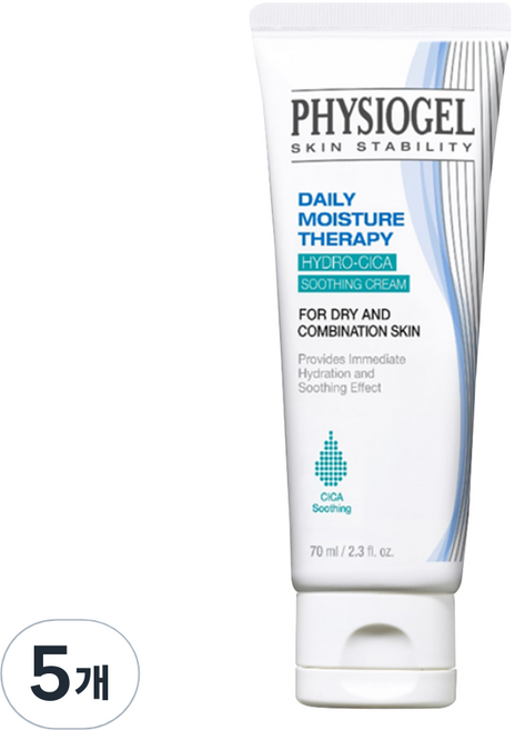 피지오겔 데일리 모이스쳐 테라피 하이드로 시카 수딩 크림, 70ml, 5개
