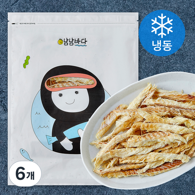 냠냠바다 황태채 (냉동), 6개, 100g