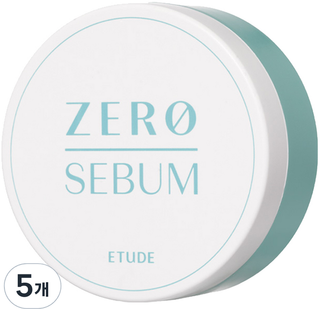 에뛰드 제로피지 드라잉 파우더 4g, 5개