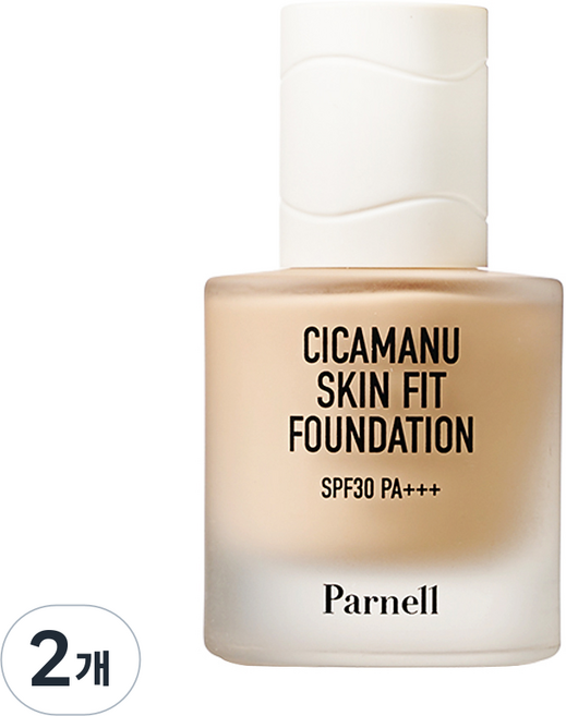 Parnell 帕奈兒 Cicamanu Skin Fit Foundation, 1, 2個