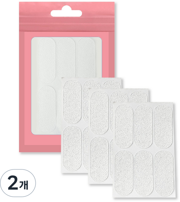 아르셀 누운 엘프 귀 교정패치 6p x 3매, 2개, 투명