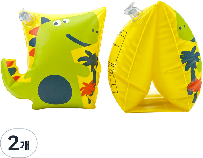 투칸 공룡 수영 암밴드, 혼합색상, 2개