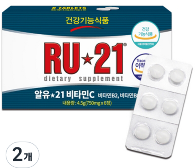 알유21 비타민 C 4.5g, 6정, 2개