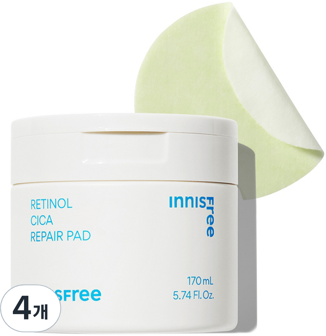 INNISFREE A醇淨膚毛孔護理棉片, 60片, 4罐