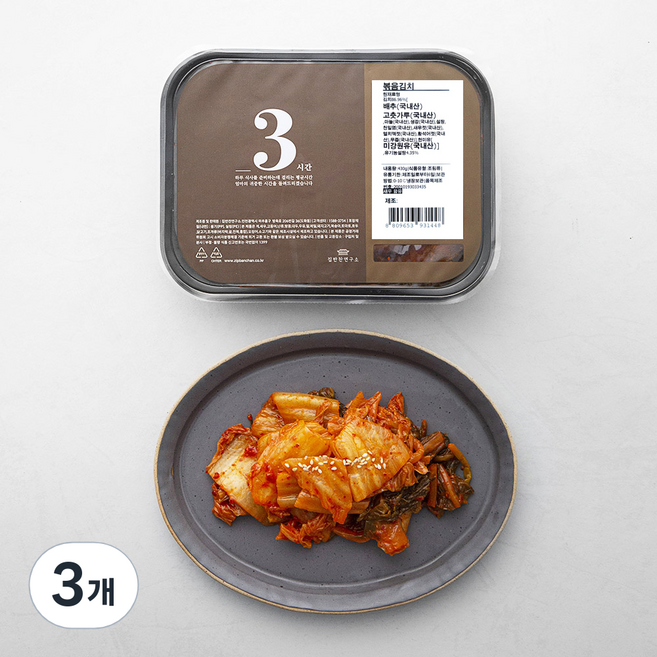 집반찬연구소 볶음김치, 430g, 3개