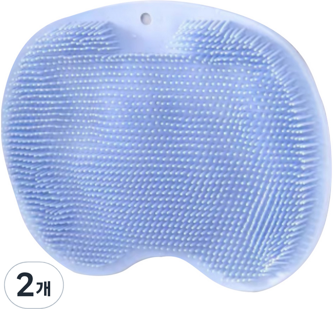 조니프리 바디 풋브러쉬, 블루, 1개입, 2개