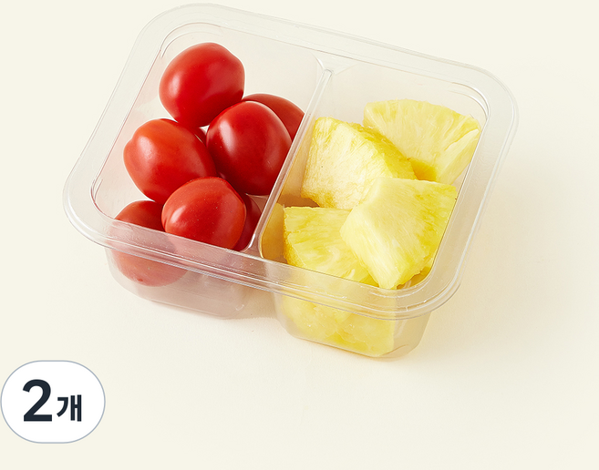 프레쉬팜 파인애플 & 스테비아 방울 토마토, 2개, 200g