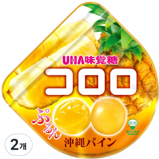 코로로 파인애플맛 젤리, 40g, 2개