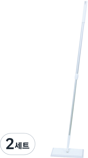 선우랜드 막대걸레 표준형 2단 부직포 청소기 + 청소포 3p, 2세트