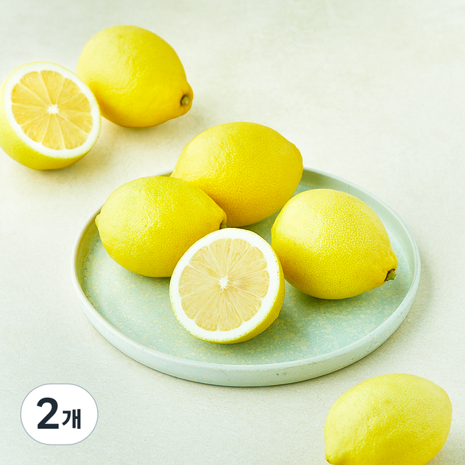 곰곰 유기농 인증 제주 레몬, 2개, 1kg