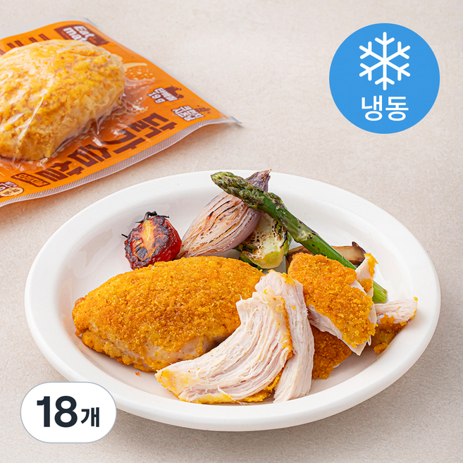 잇메이트 크리스피 닭가슴살 오리지널 (냉동), 90g, 1개입, 18개