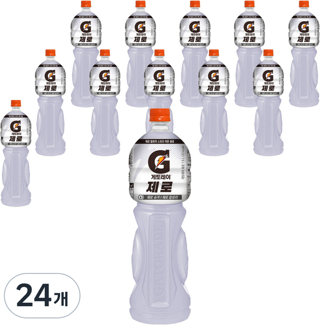 게토레이 제로, 1.5L, 24개