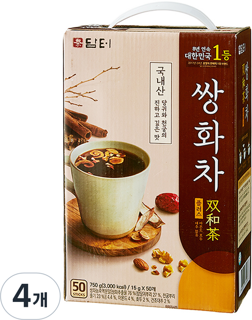 Damtuh 丹特 雙和茶 Plus, 15g, 50入, 4個