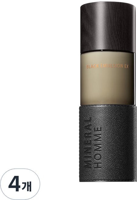 미네랄 옴므 블랙 에멀젼 이엑스, 130ml, 4개