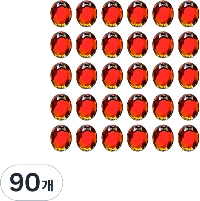 골드루쓰 스페셜오발 네일파츠, 그린퍼플, 90개