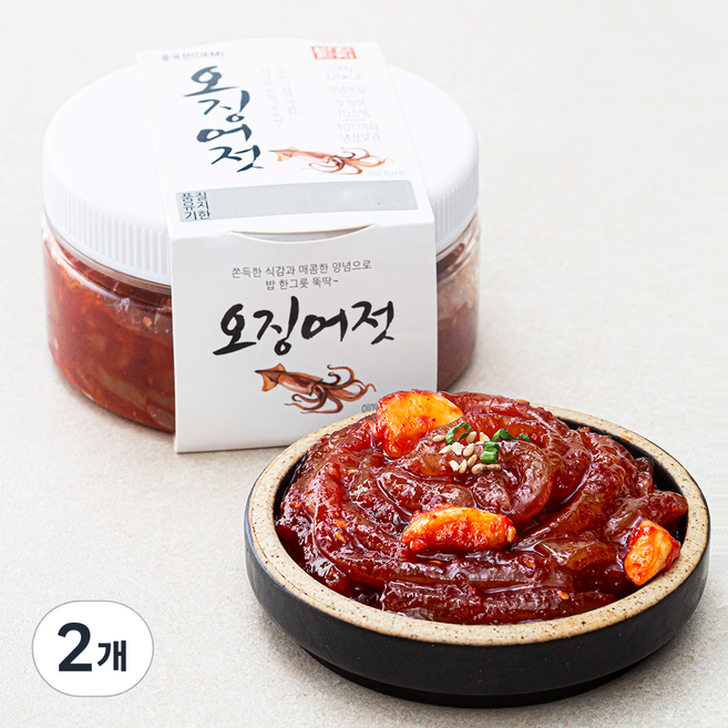 반찬단지 오징어젓, 200g, 2개