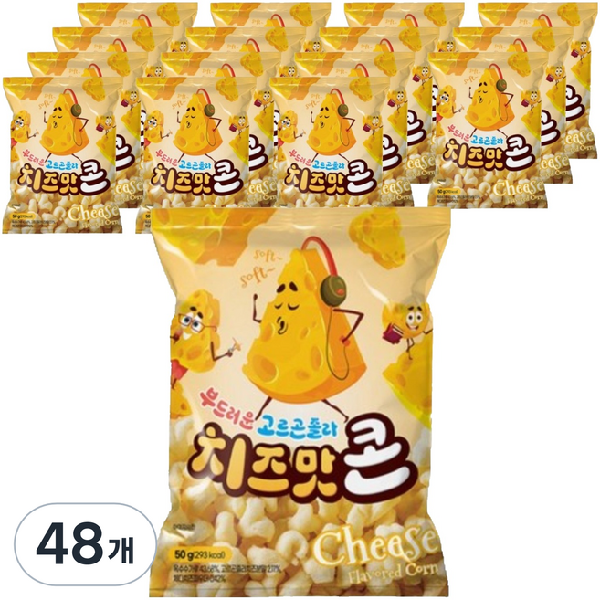 오늘도 부드러운 고르곤졸라 치즈맛콘, 48개, 50g