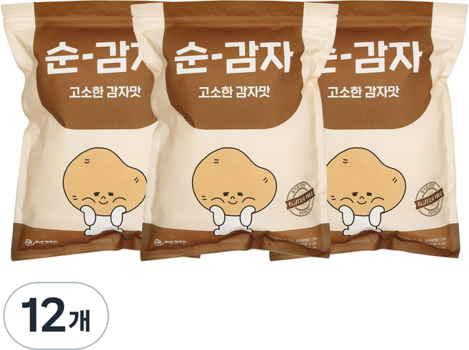 순 감자 고소한 감자맛, 150g, 12개