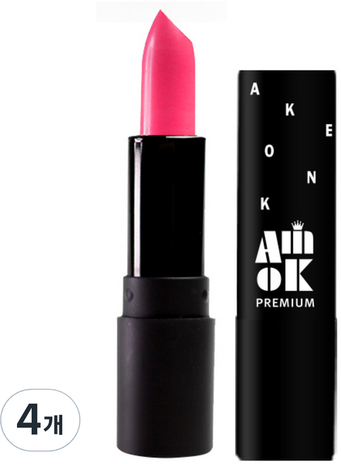 아미옥 프리미엄 립스틱 4g, 4개, 119 쳅터박스