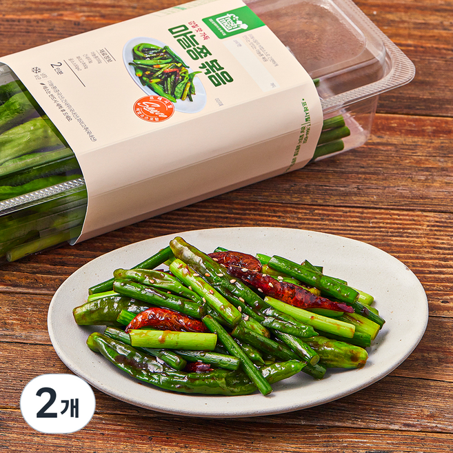 프레시밀 마늘쫑볶음 2인분, 353g, 2개
