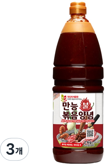 첫맛 만능 불 볶음양념, 2kg, 3개