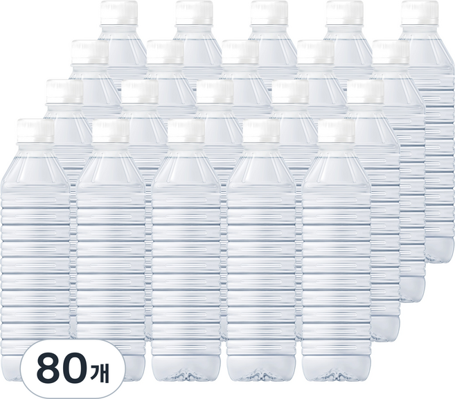 지리산 물하나 ECO 생수, 500ml, 80개